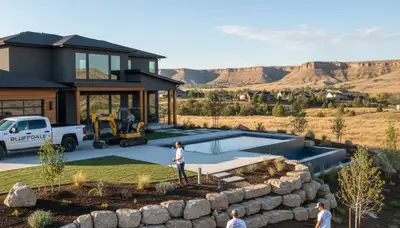 Landscaping team serving Salt Lake City, UT with professional lawn care services