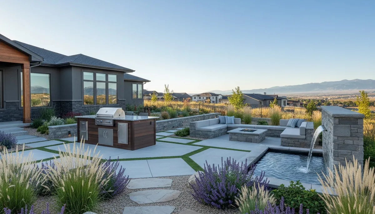 Salt Lake City, UT landscaping crew providing professional lawn care and yard maintenance