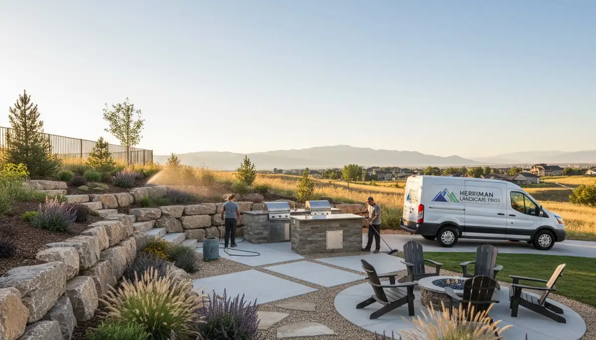 Landscape maintenance service in Salt Lake City, UT for a professional lawn care business