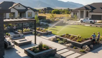 Landscaping service in Salt Lake City, UT for professional lawn care and yard maintenance