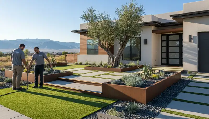Landscape maintenance service in Salt Lake City, UT for a professional lawn care business