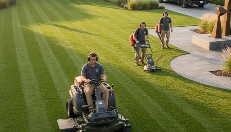Professional lawn mowing service in Salt Lake City UT by Chop Chop Landscaping